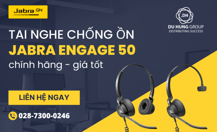 Tai nghe chống ồn Jabra Engage 50 chính hãng