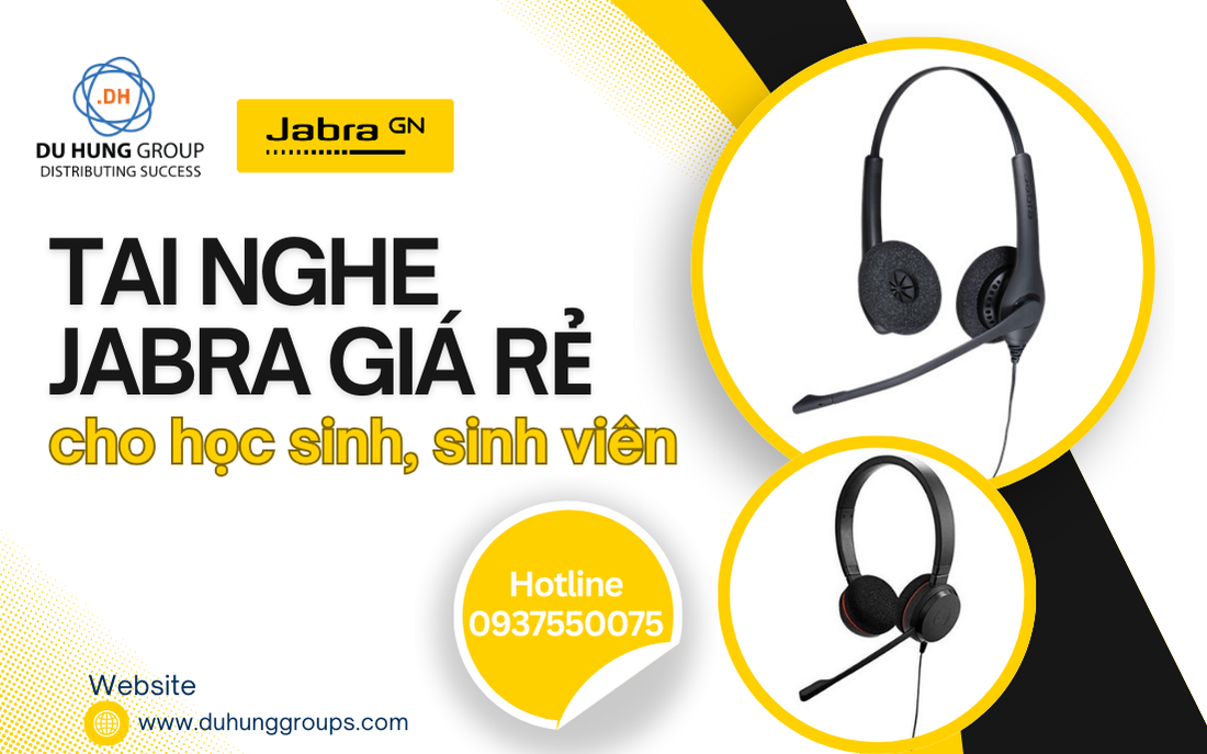 Tai nghe Jabra giá rẻ cho học sinh, sinh viên