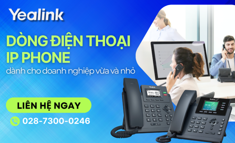 Dòng điện thoại IP Phone dành cho doanh nghiệp vừa và nhỏ