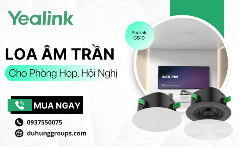 Loa âm trần cao cấp cho phòng họp, phòng hội nghị