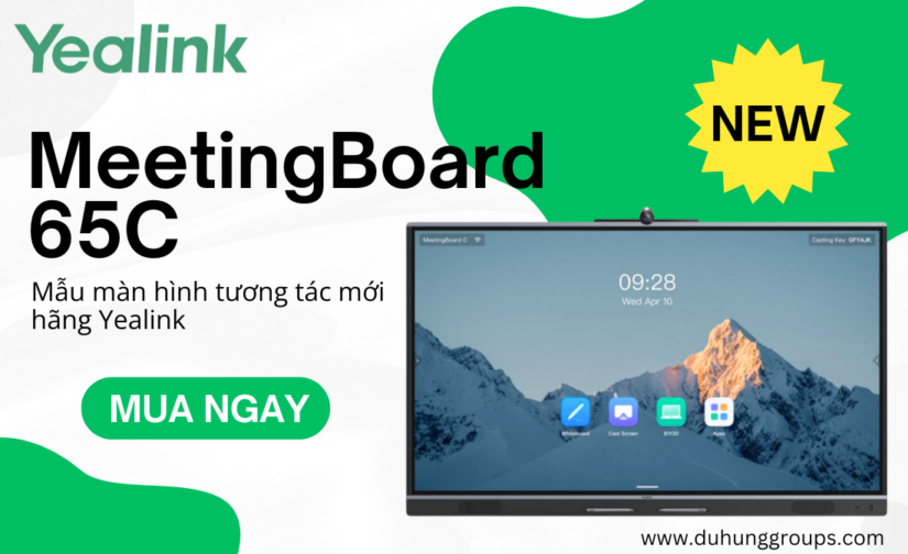 MeetingBoard 65C Mẫu màn hình tương tác mới hãng Yealink