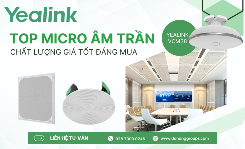 Top micro âm trần chất lượng giá tốt đáng mua