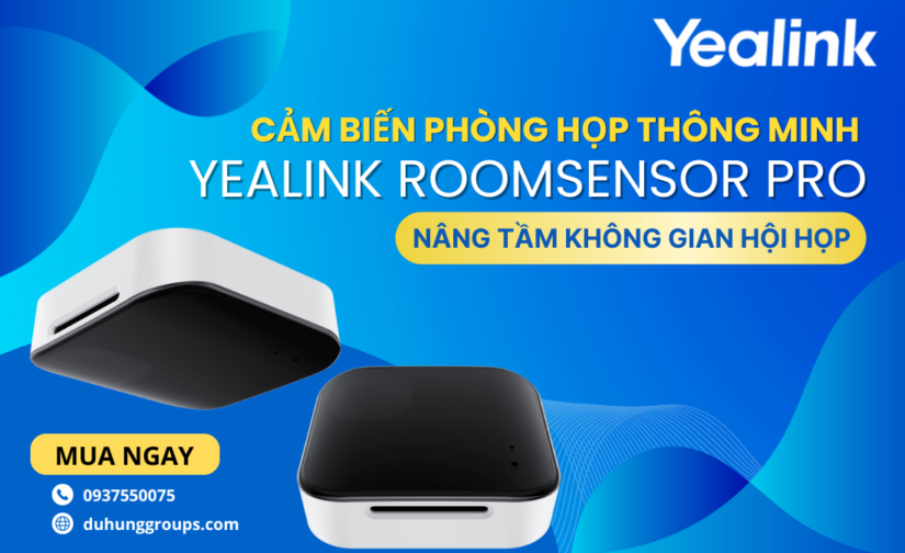 Cảm biến phòng họp thông minh nâng tầm không gian hội họp