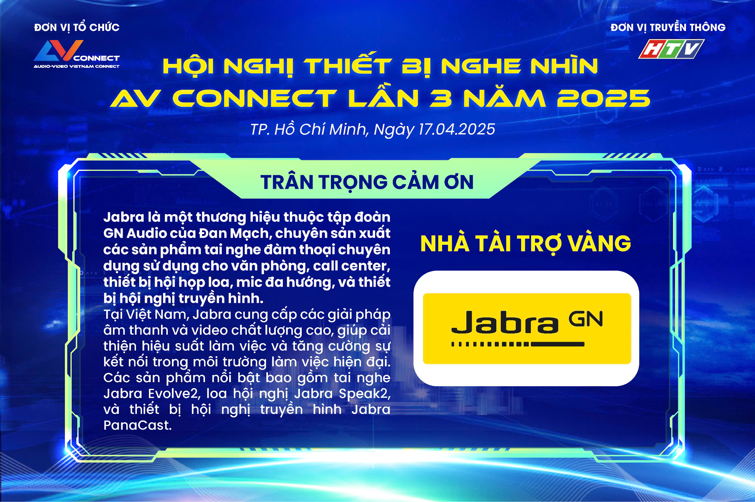 JABRA – NHÀ TÀI TRỢ VÀNG SỰ KIỆN AV CONNECT LẦN 3 NĂM 2025