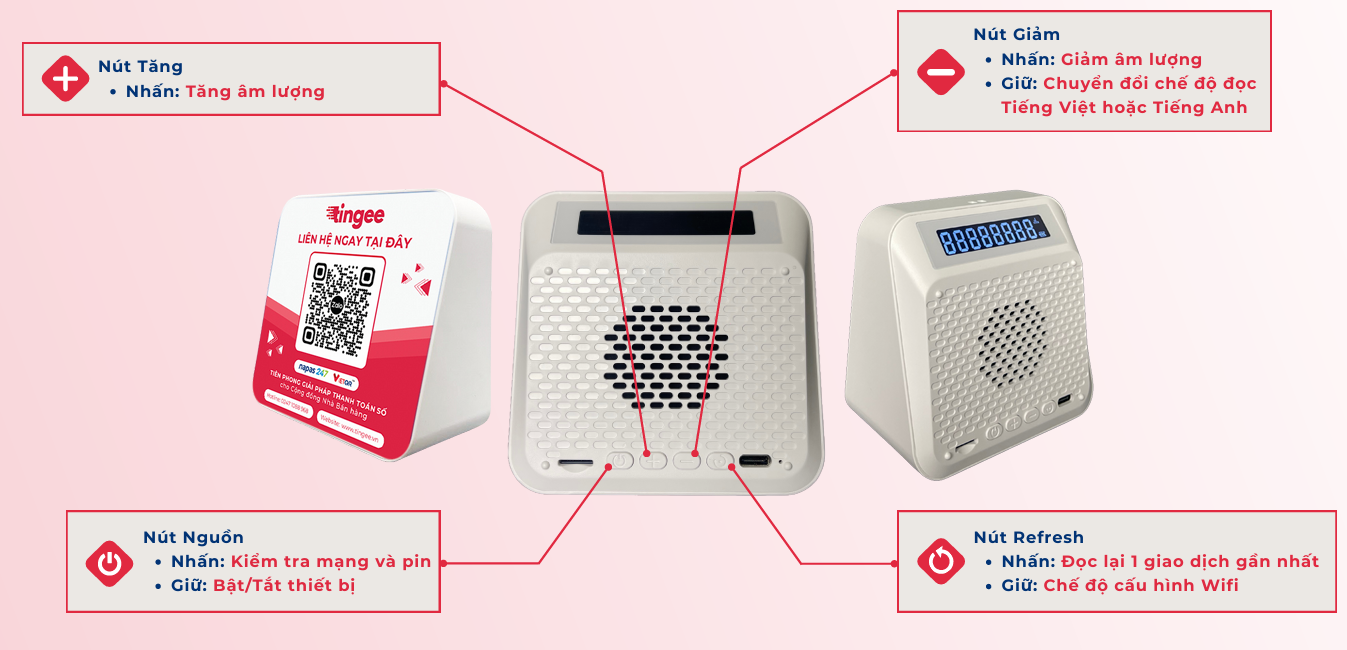 Phân phối loa thông báo chuyển khoản Tingee chính hãng, giá tốt