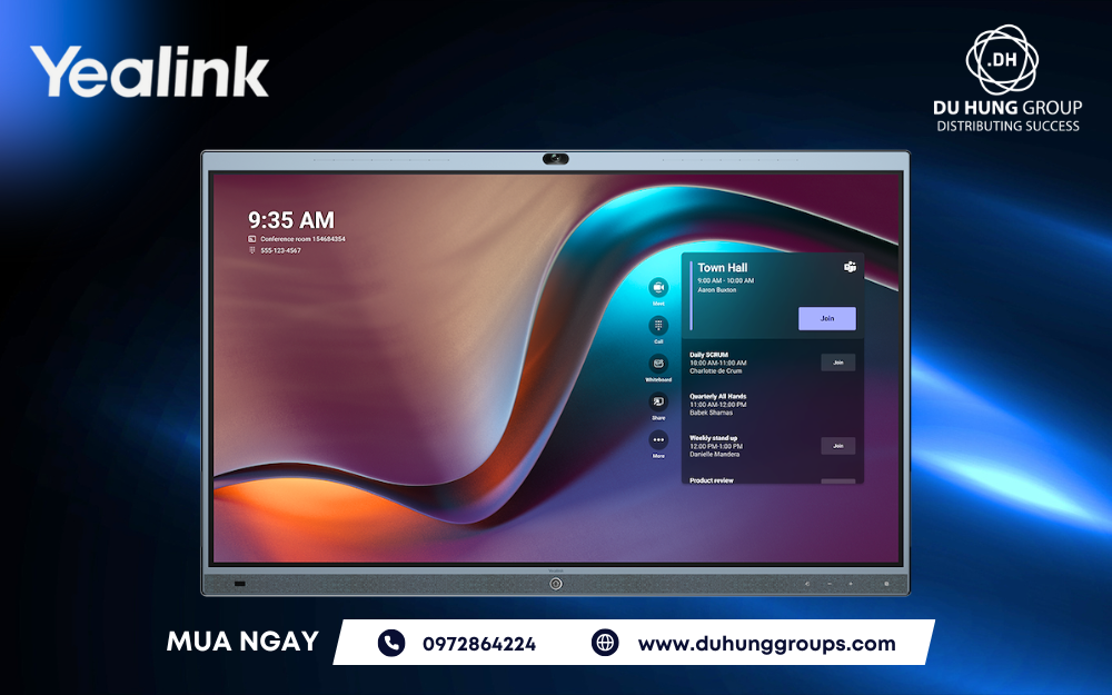 Các dòng màn hình tương tác Yealink-