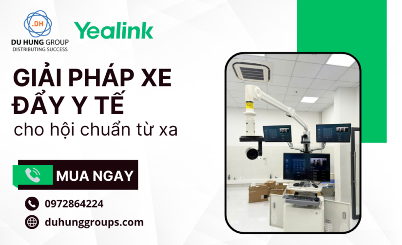 Giải pháp xe đẩy y tế cho hội chuẩn từ xa