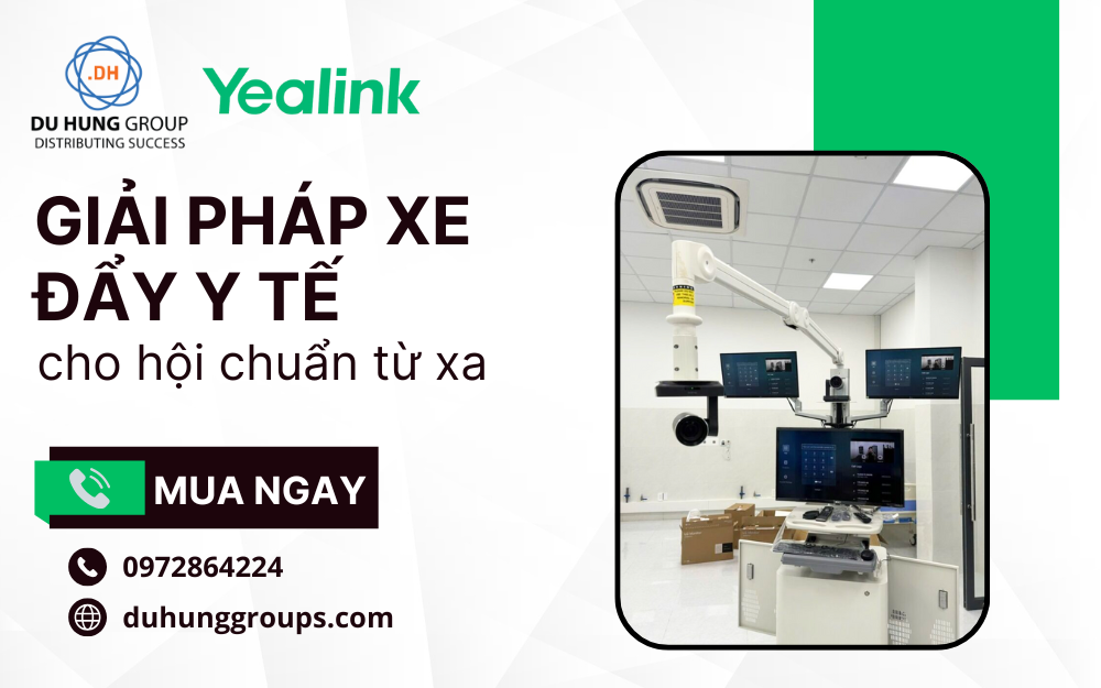 Giải pháp xe đẩy y tế cho hội chuẩn từ xa