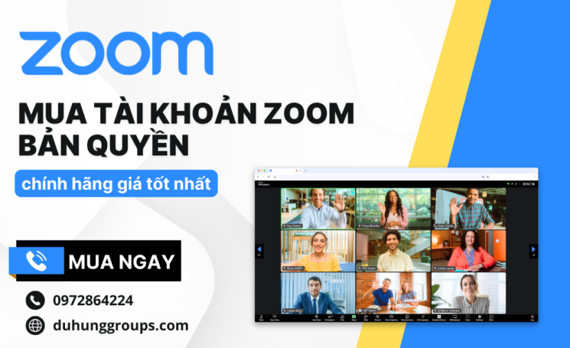Mua tài khoản Zoom bản quyền chính hãng giá tốt nhất