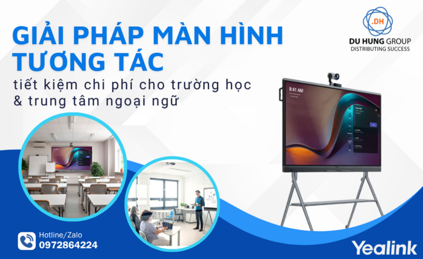 Giải pháp màn hình tương tác tiết kiệm chi phí cho trường học & trung tâm ngoại ngữ