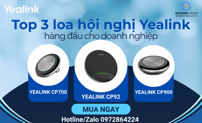 Top 3 loa hội nghị Yealink hàng đầu cho doanh nghiệp