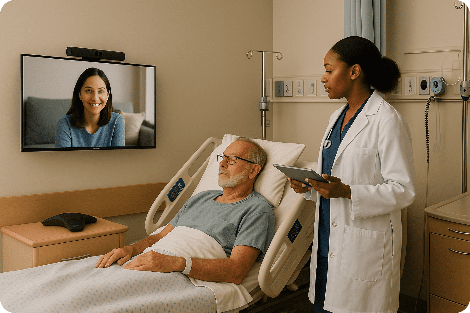 Ứng dụng hội nghị truyền hình Yealink trong lĩnh vực y tế - chăm sóc sức khỏe