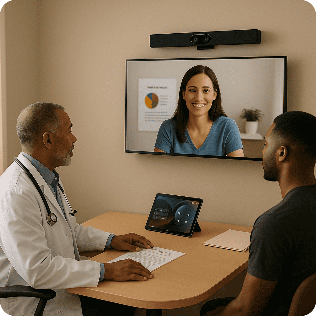 Ứng dụng hội nghị truyền hình Yealink trong lĩnh vực y tế - chăm sóc sức khỏe