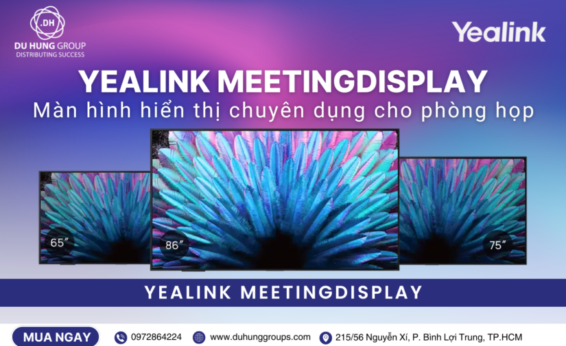 Yealink MeetingDisplay Màn hình hiển thị chuyên dụng cho phòng họp