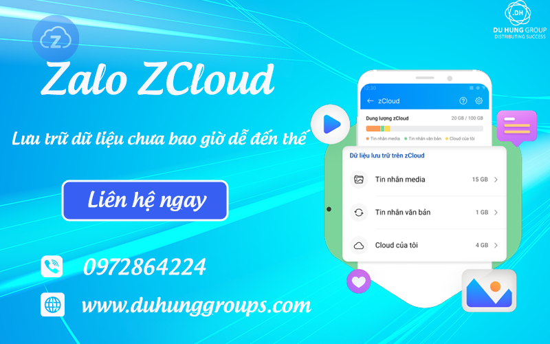 Zalo ZCloud – Lưu trữ dữ liệu chưa bao giờ dễ đến thế
