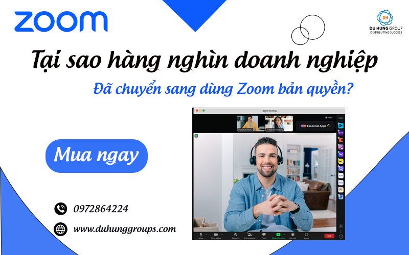 Tại sao doanh nghiệp lại chuyển sang dùng Zoom bản quyền?