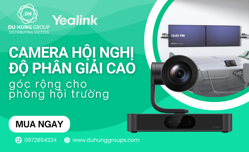 Camera hội nghị độ phân giải cao, góc rộng cho phòng hội trường