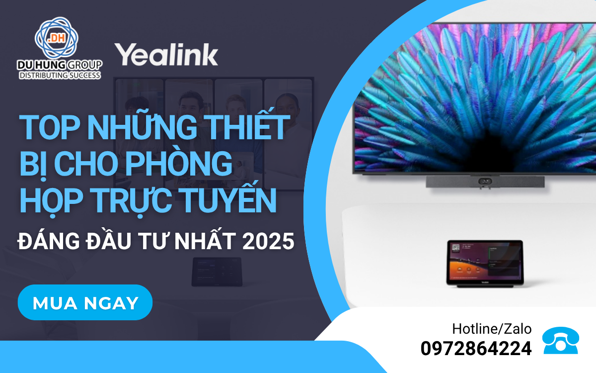 Top những thiết bị cho phòng họp trực tuyến đáng đầu tư nhất 2025