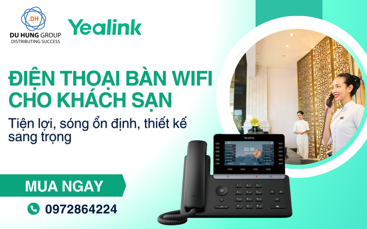 Điện thoại bàn Wifi cho khách sạn
