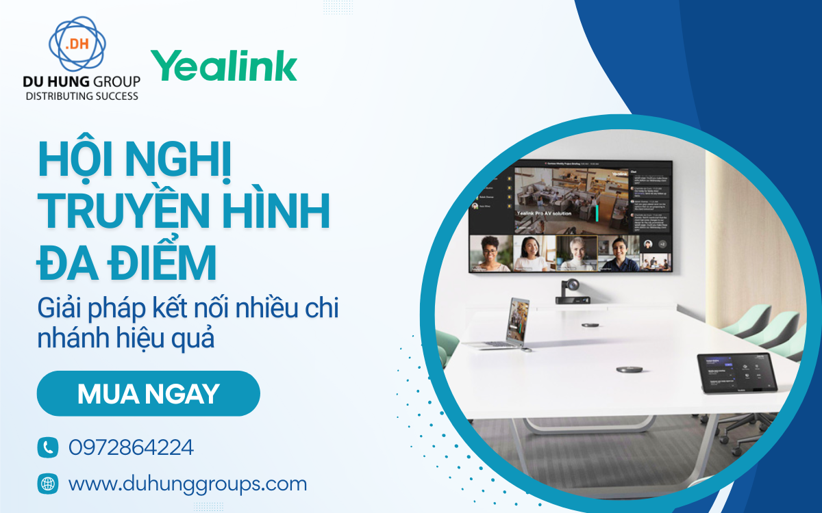 Hội nghị truyền hình đa điểm – Giải pháp kết nối nhiều chi nhánh hiệu quả