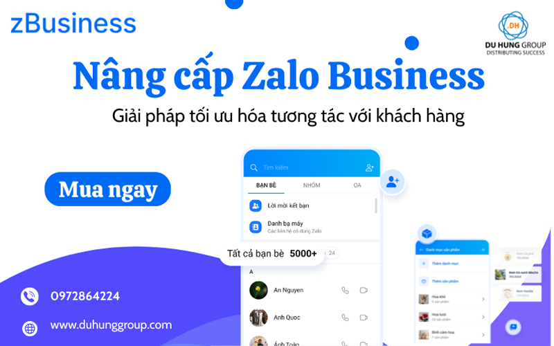 Nâng cấp Zalo Business – Giải pháp tối ưu hóa tương tác với khách hàng