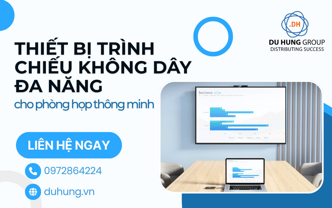 Thiết bị trình chiếu không dây đa năng cho phòng họp thông minh