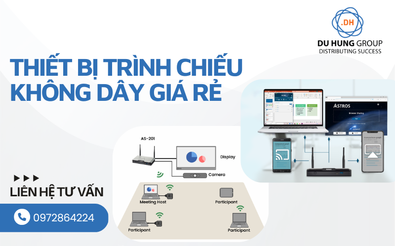 Thiết bị trình chiếu không dây giá rẻ