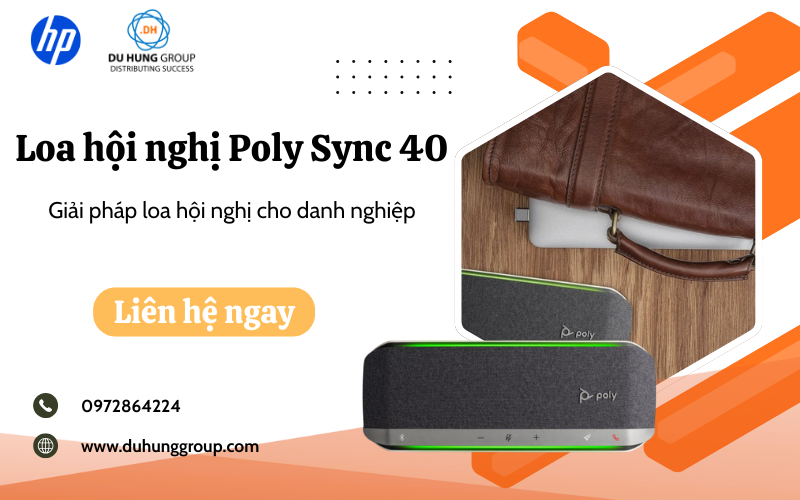 Loa Hội Nghị Poly Sync 40 - Giải pháp loa hội nghị đa nền tảng