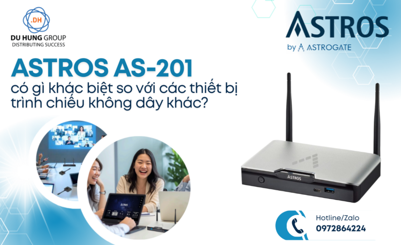 Astros AS-201 có gì khác biệt so với các thiết bị trình chiếu không dây khác?