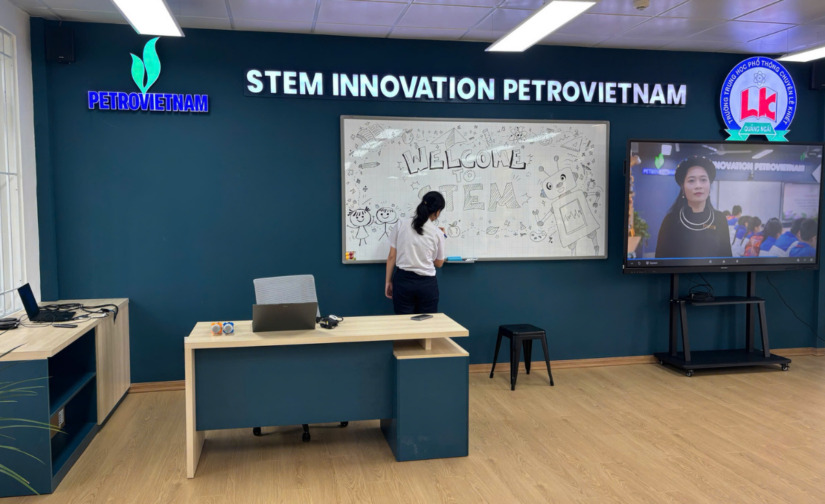 Triển khai phòng thực hành giáo dục STEM cho trường THPT Chuyên Lê Khiết