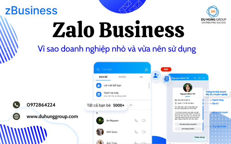 Zalo Business là gì? Vì sao doanh nghiệp nhỏ và vừa nên sử dụng
