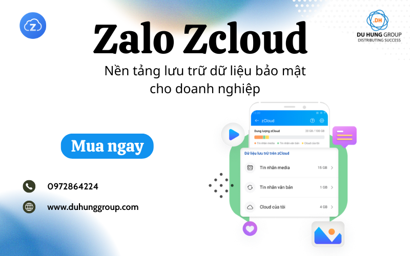 Zalo ZCloud là gì? Nền tảng lưu trữ dữ liệu bảo mật cho doanh nghiệp