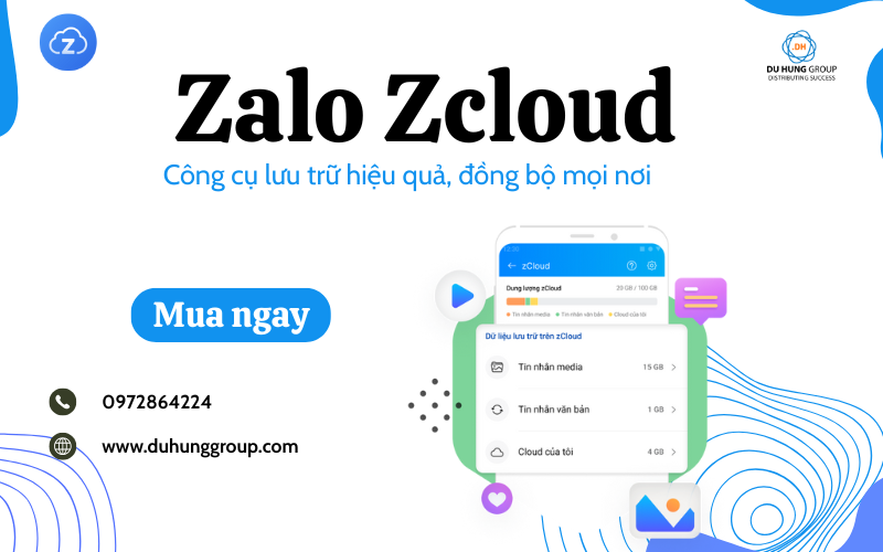 Zalo ZCloud – Công cụ lưu trữ hiệu quả, đồng bộ mọi nơi