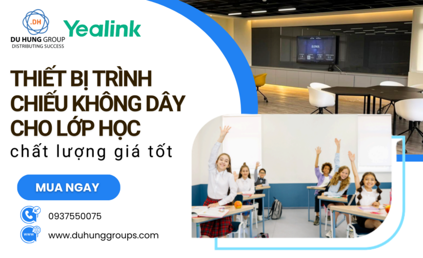 Thiết bị trình chiếu không dây cho lớp học chất lượng giá tốt