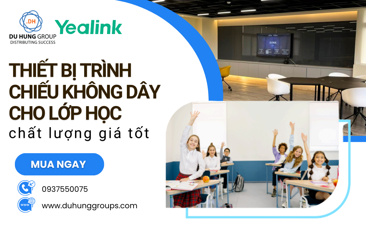 Thiết bị trình chiếu không dây cho lớp học chất lượng giá tốt