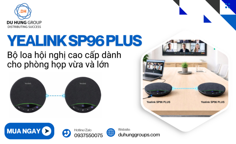 Yealink SP96 PLUS Bộ loa hội nghị cao cấp dành cho phòng họp vừa và lớn