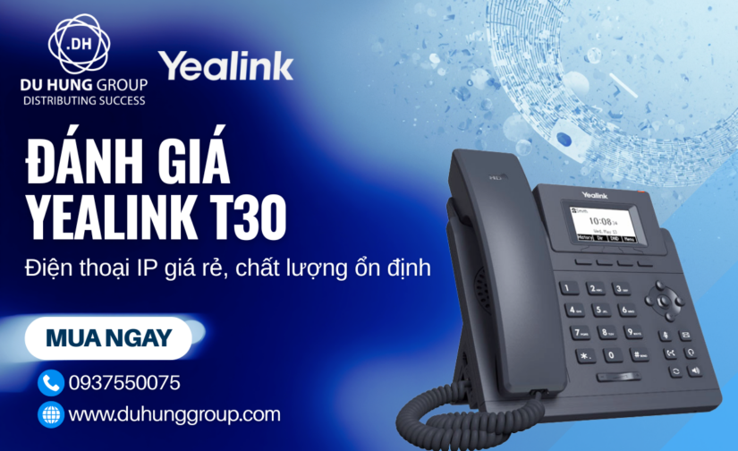 Đánh giá Yealink T30 – Điện thoại IP giá rẻ, chất lượng ổn định