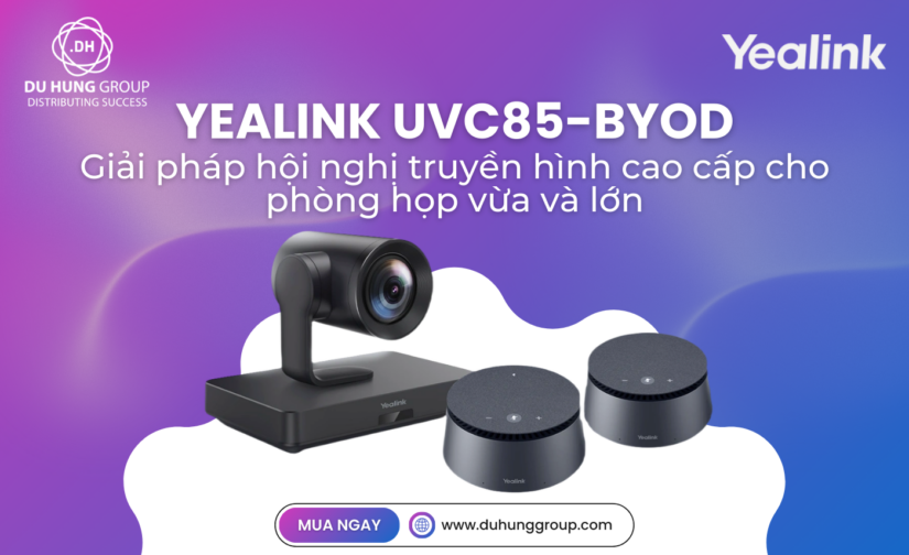 Yealink UVC85-BYOD Giải pháp hội nghị truyền hình cao cấp cho phòng họp vừa và lớn