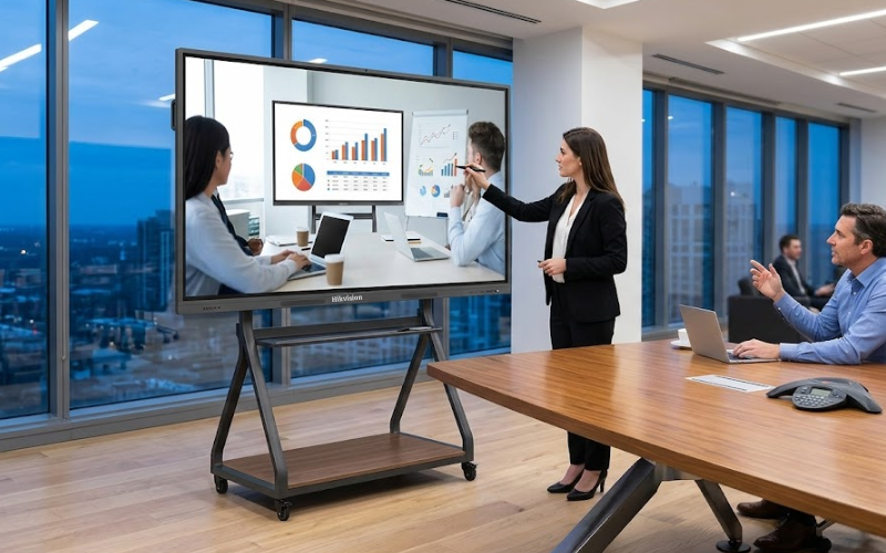 Màn hình tương tác Hikvision DS‑D5B75RB/EL 75″ 4K