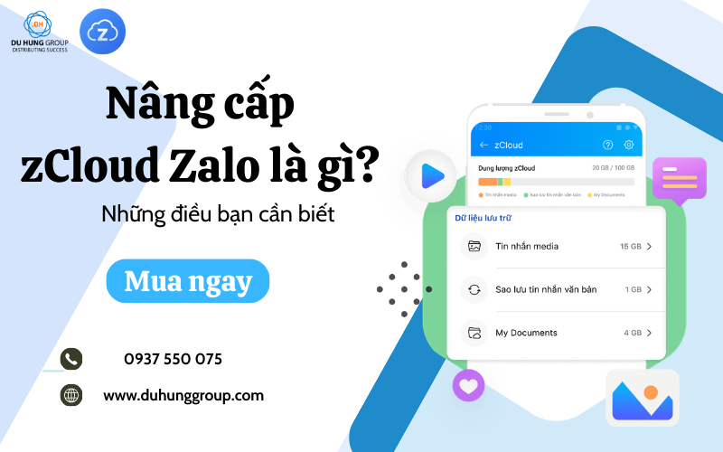 Nâng cấp zCloud Zalo là gì? Những điều bạn cần biết