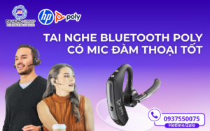 Tai nghe Bluetooth Poly có mic đàm thoại tốt (1)