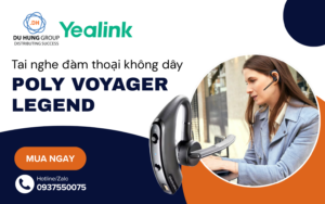 Tai nghe đàm thoại không dây Poly Voyager Legend