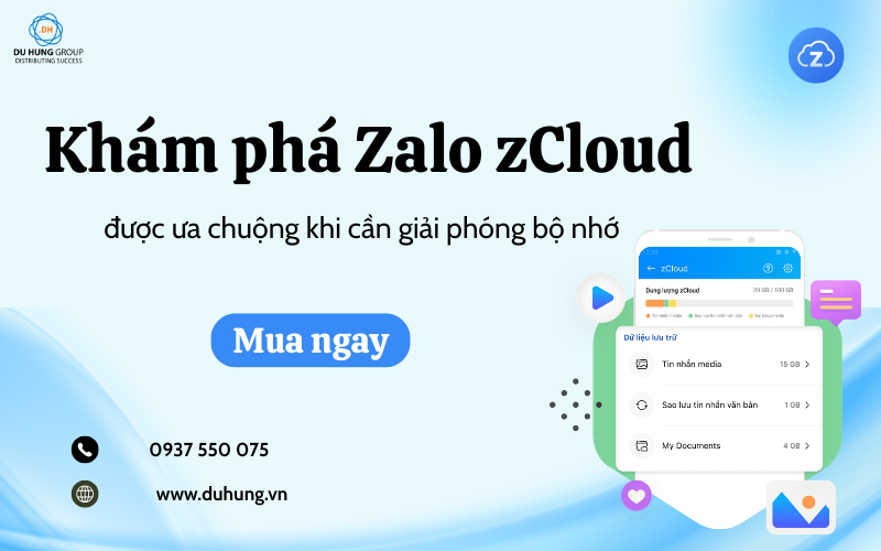 Khám phá lý do giá Zalo zCloud được ưa chuộng khi cần giải phóng bộ nhớ