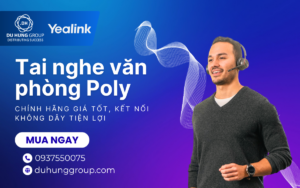 Tai nghe văn phòng Poly chính hãng giá tốt, kết nối không dây tiện lợi
