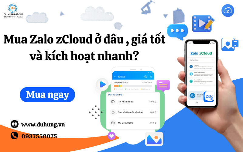 Mua Zalo zCloud ở đâu, giá tốt và kích hoạt nhanh?