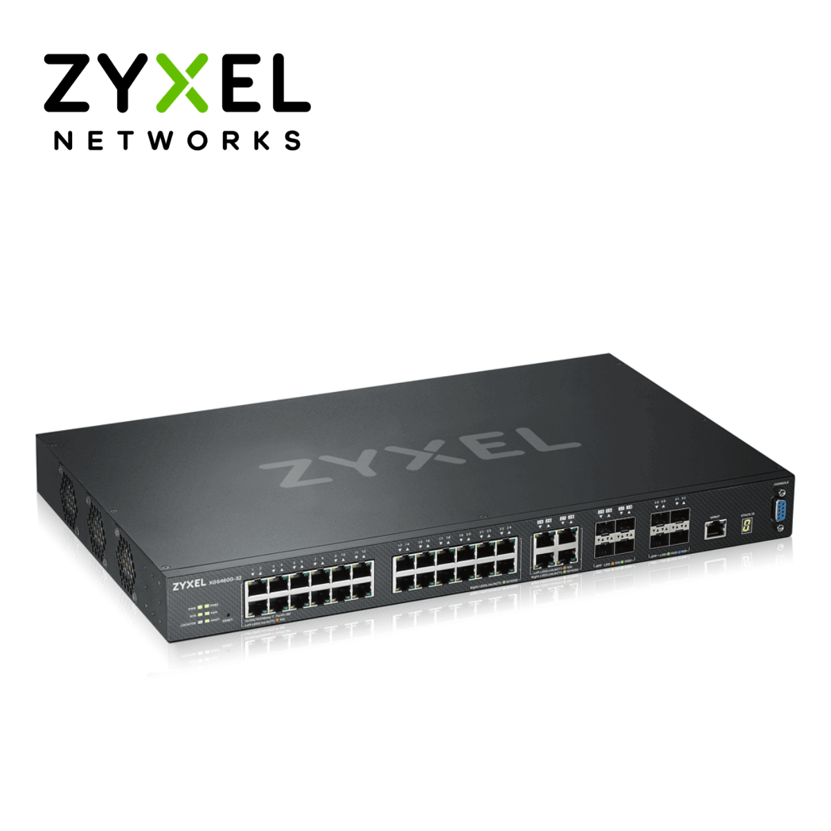 Bộ chuyển mạch Switch Zyxel XGS4600 Series 28 cổng với 4 cổng uplink SFP+