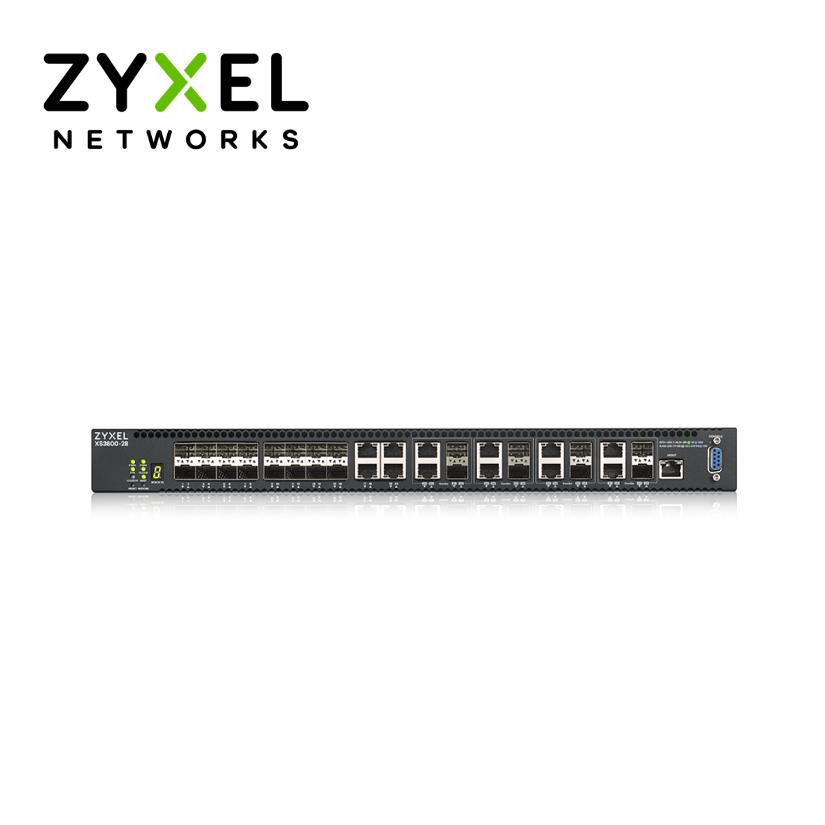 Bộ chuyển mạch Switch Zyxel XS3800-28 Switch Tập Trung L3 10GbE 28 cổng