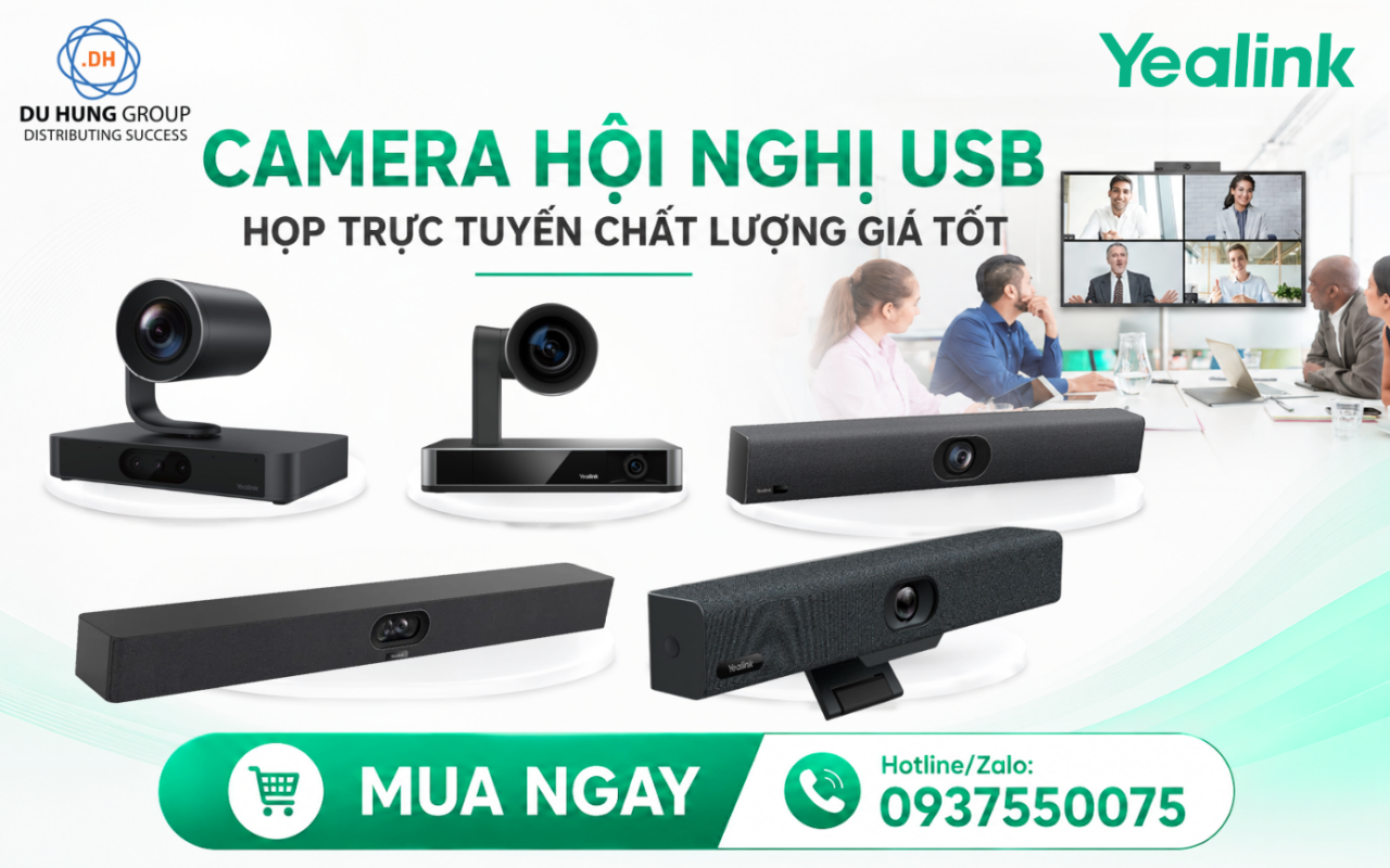 Camera hội nghị USB họp trực tuyến chất lượng giá tốt