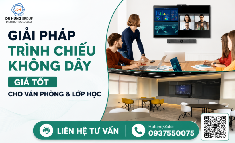 Giải Pháp Trình Chiếu Không Dây Giá Tốt Cho Văn Phòng & Lớp Học