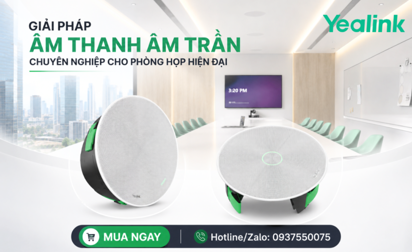 Giải pháp âm thanh âm trần chuyên nghiệp cho phòng họp hiện đại